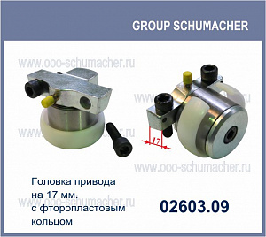 02603.09 Головка привода 17мм.