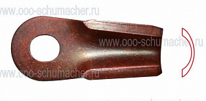 41998 Нож роторный 132*50*4мм. d20,5*23